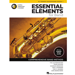 Bb Tenor Sax - Book #1 - Essential Elements for Band w/ EEi