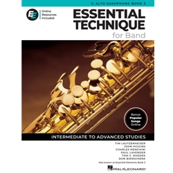 Alto Sax - Book #3 - Essential Elements for Band w/ EEi