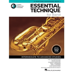 Bari Sax - Book #3 - Essential Elements for Band w/ EEi