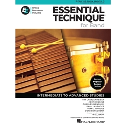 Percussion - Book #3 - Essential Tehnique for Band w/ EEi