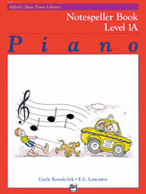 Alfred's Basic Piano Course: Notespeller Book 1A