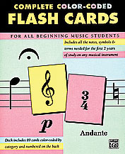 89 Color-Coded Flash Cards