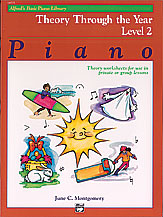 Alfred's Basic Piano Course: Theory Through the Year Book 2