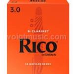 Clarinet Reeds - #3 - Box of 10 - Rico